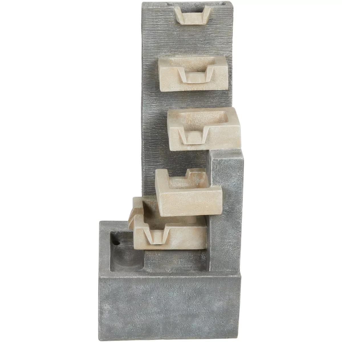 Best Garden 14 In. W. x 31 In. H. x 14 In. L. Resin Tiered Brick Fountain - photo 2