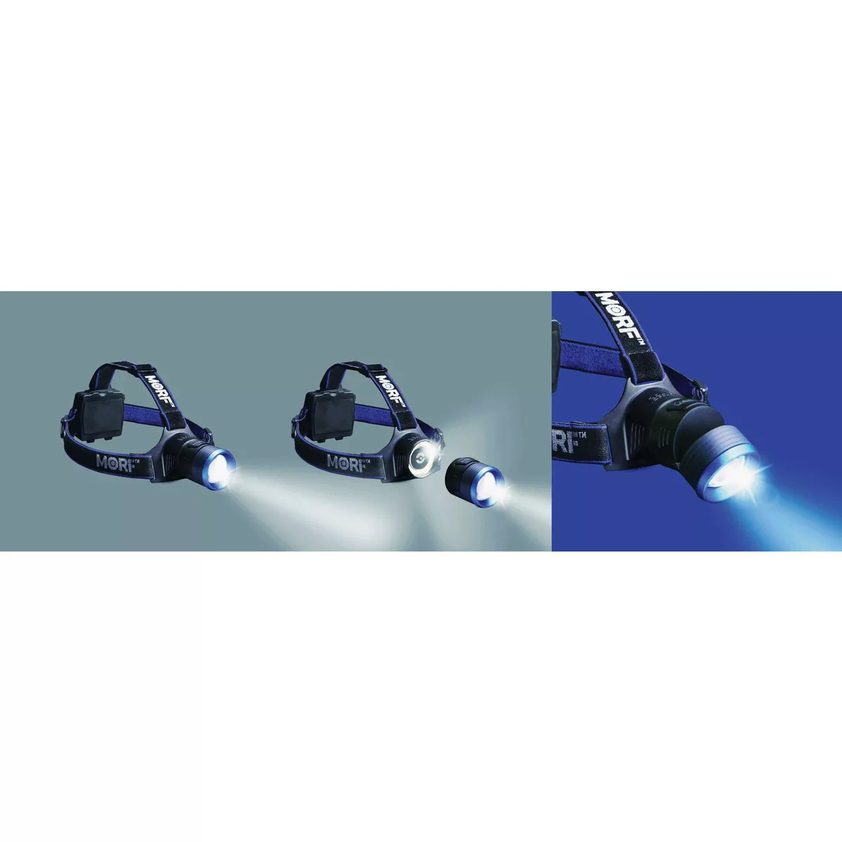 Police Security MORF 300 Lm. LED 4AA 3-In-1 Removable Pivoting Headlamp - photo 6