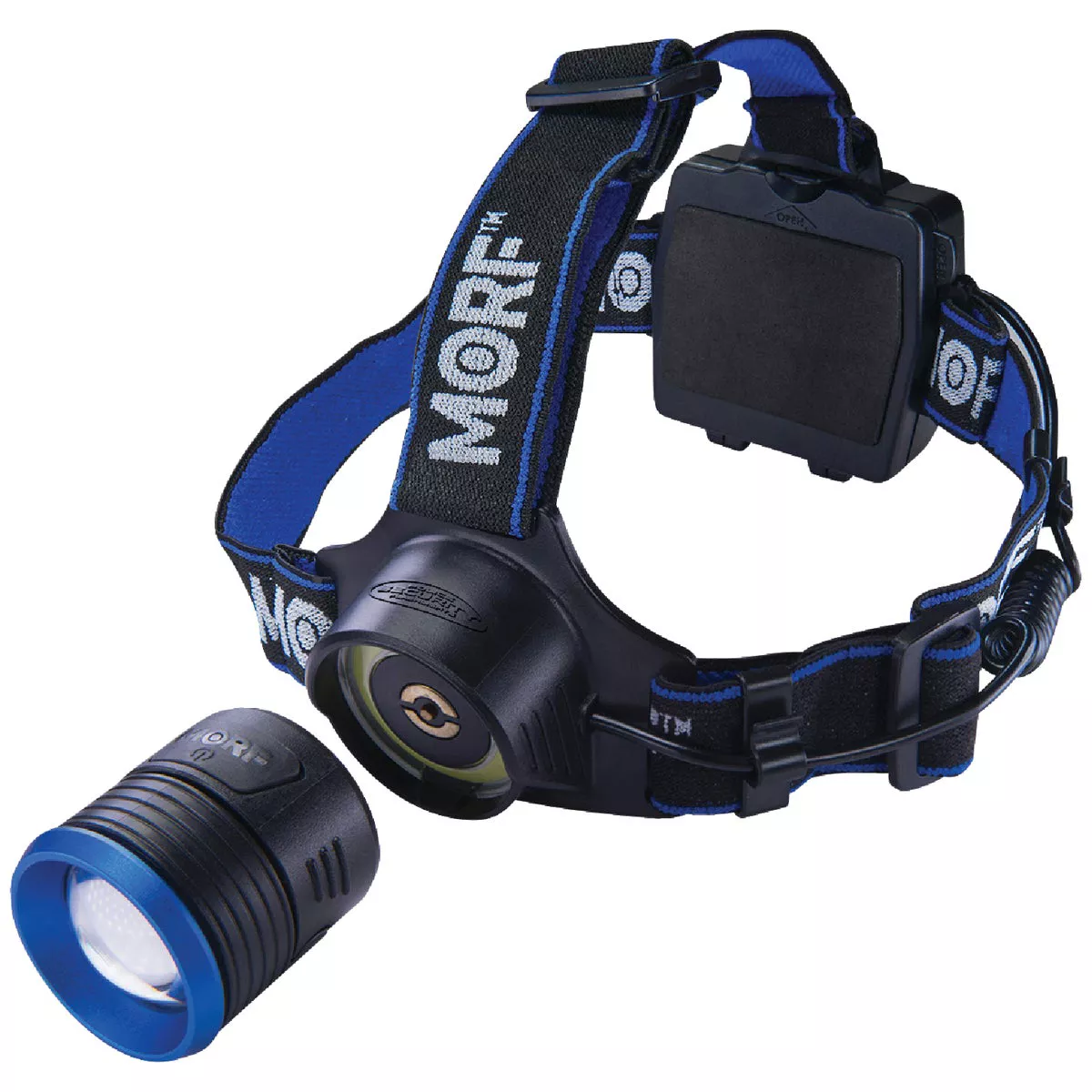 Police Security MORF 300 Lm. LED 4AA 3-In-1 Removable Pivoting Headlamp - photo 3
