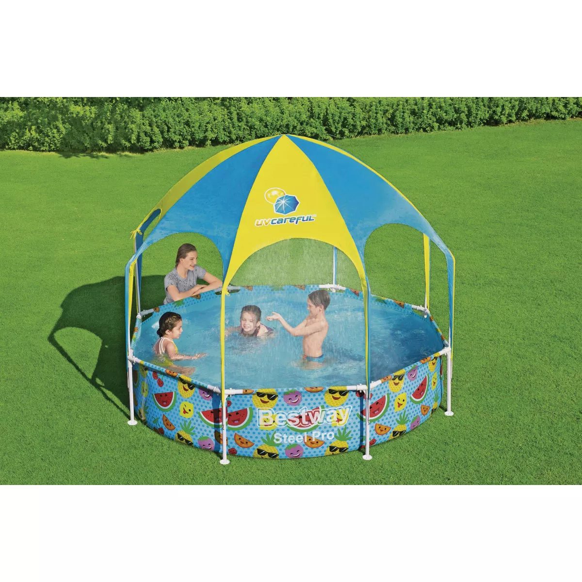 Bestway UV Careful Splash-in-Shade 20 In. D. x 8 Ft. Dia. Play Pool - photo 2