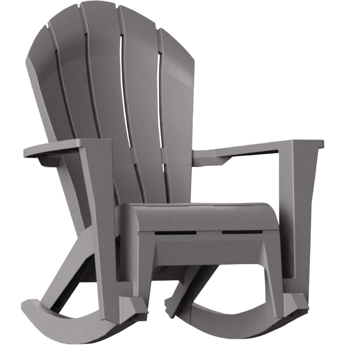 Adams Big Easy Westport Gray Resin Adirondack Rocking Chair Do