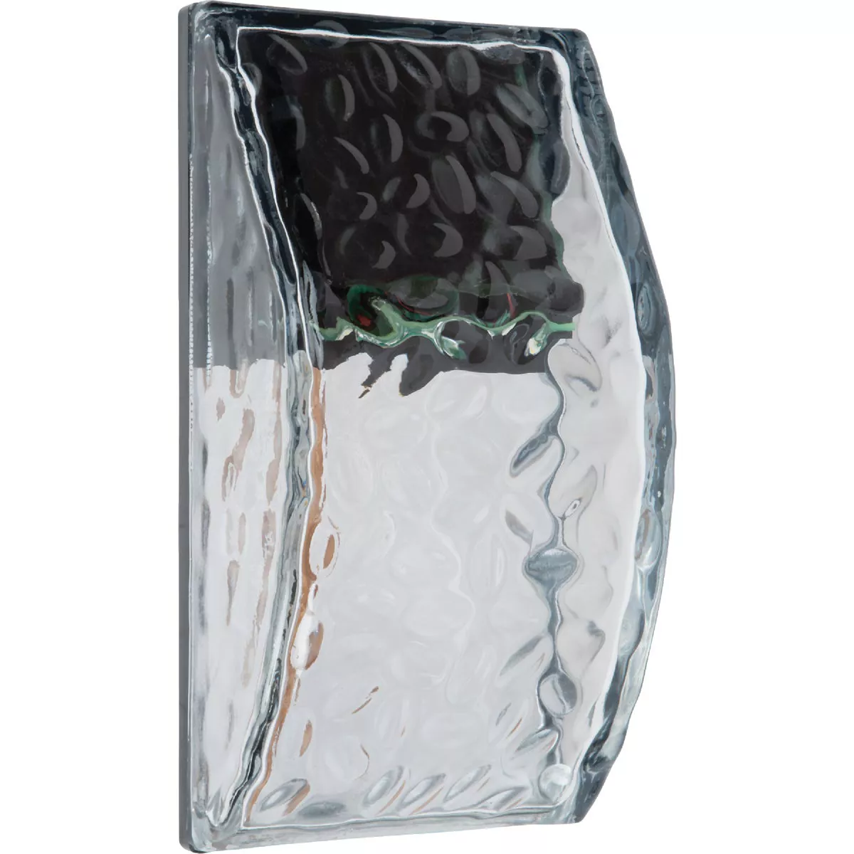 Moonrays 6.69 In. H. Clear SMD LED Solar Seeded Glass Wedge Light