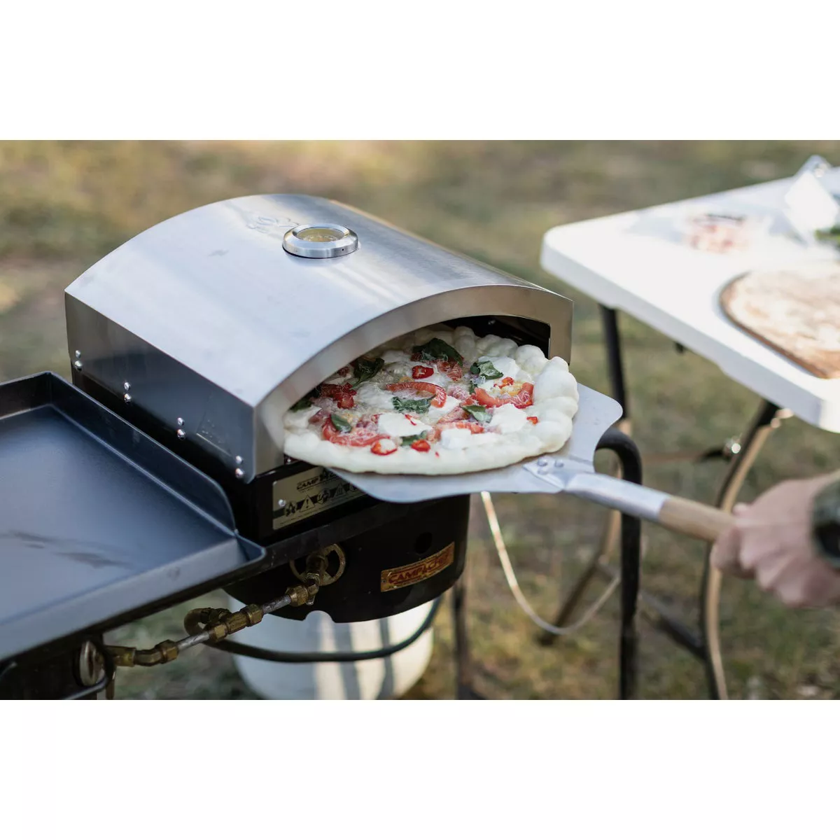 Camp Chef 14" X 16" Steel Artisan Outdoor Pizza Oven - photo 2
