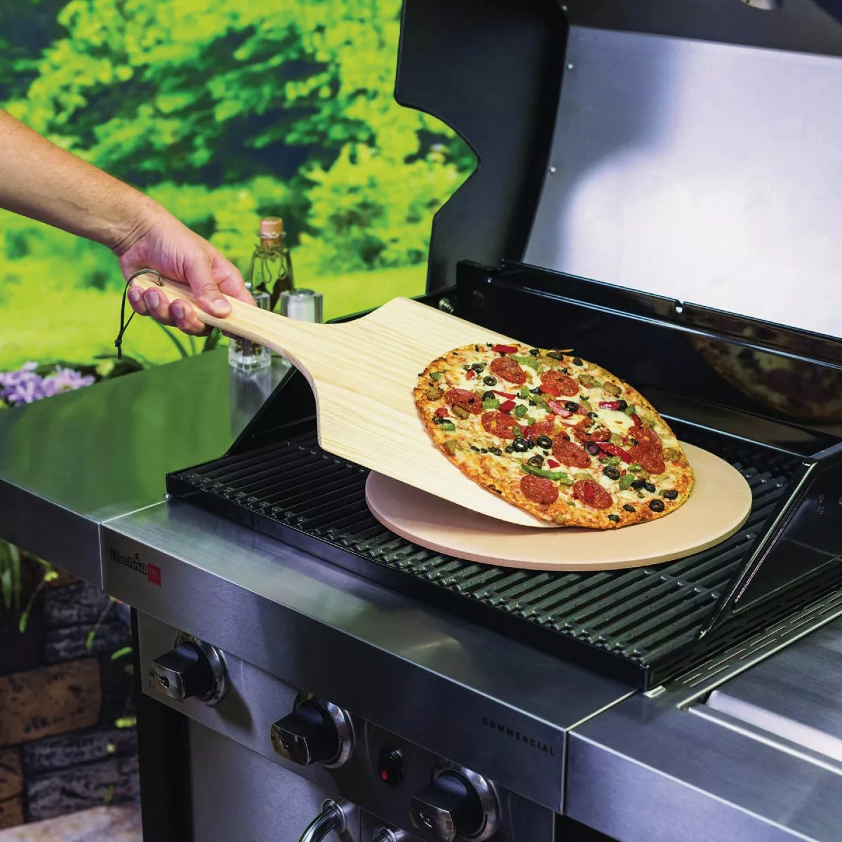 Char-Broil 16 In. Ceramic Pizza Stone Kit - photo 4