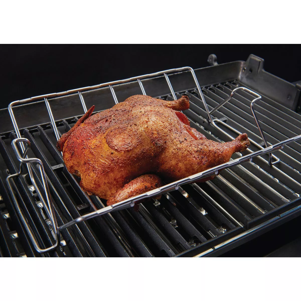 GrillPro 15.5 In. Stainless Steel Rib & Roast Grill Rack - photo 4