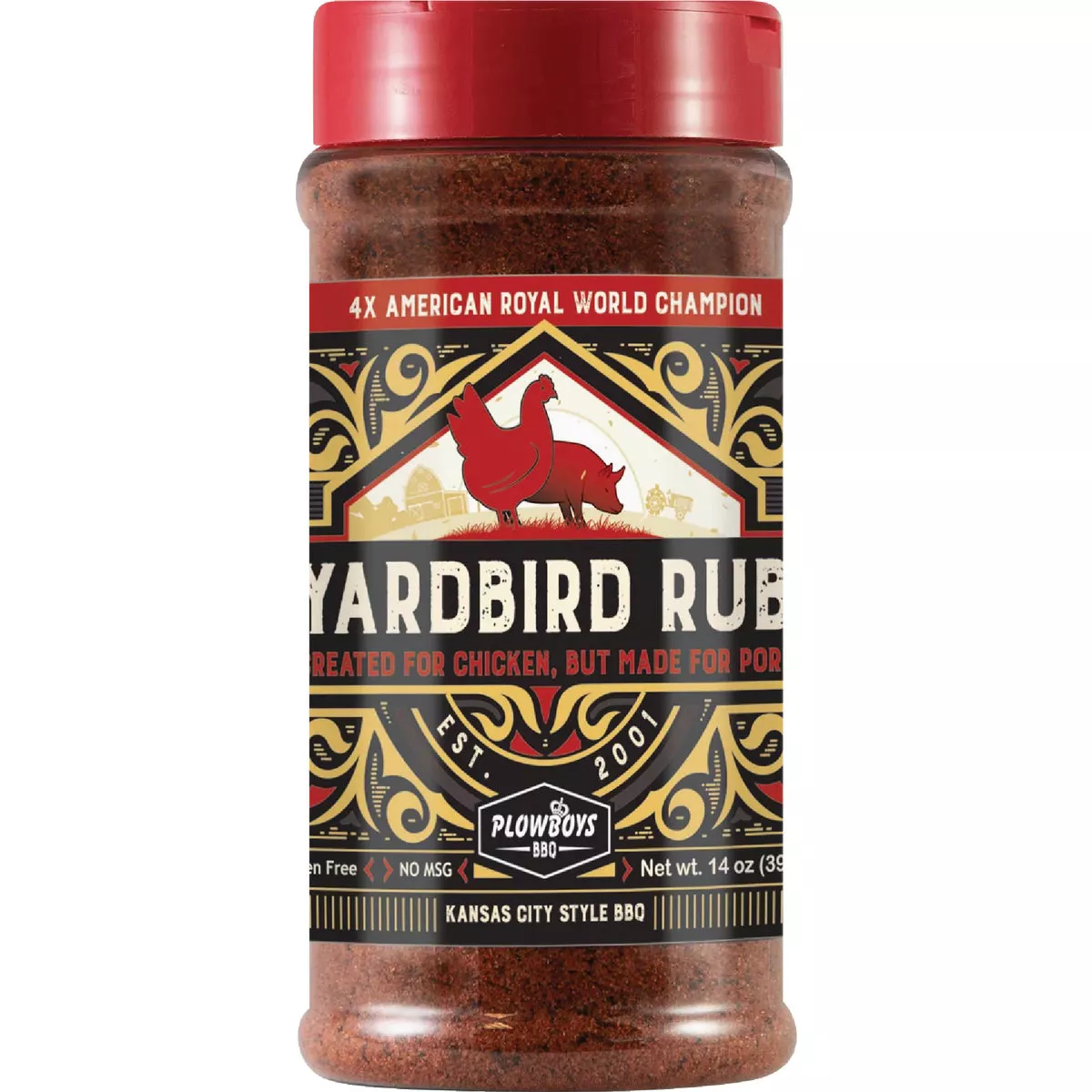 Plowboys 14 Oz. Yard Bird Rub