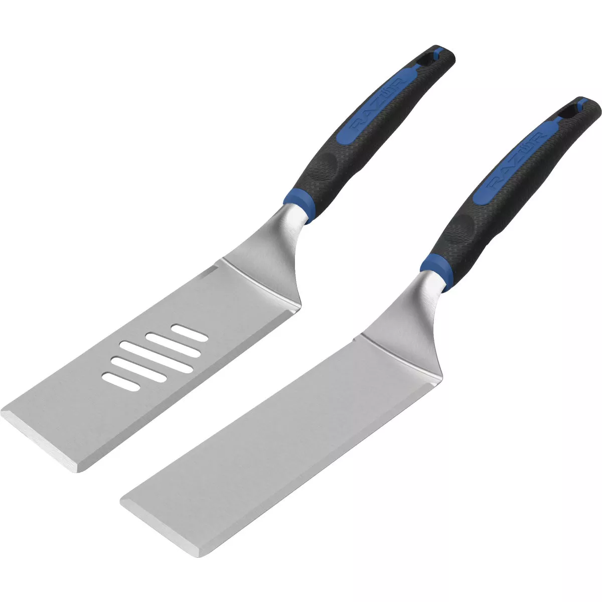 Mr. Bar-B-Q Razor 20 In. Stainless Steel Spatula Set (2-Piece)