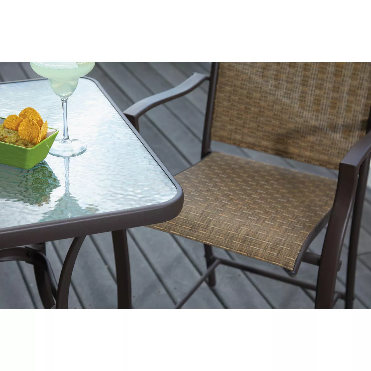 Outdoor Expressions 3-Piece Balcony Bistro Set - photo 4