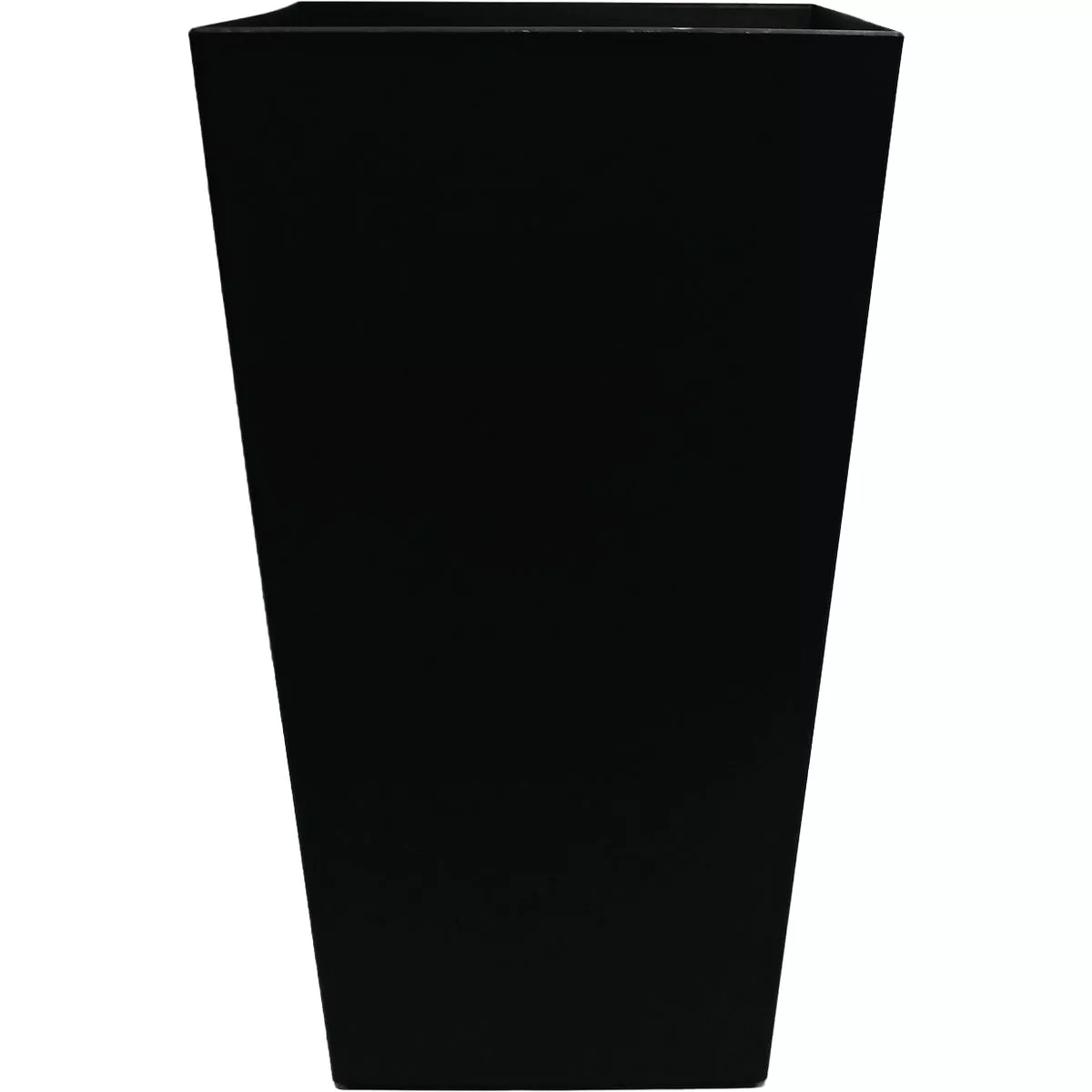 Bloem Finley 20 In. Tall Square Recycled Ocean Plastic Black Planter