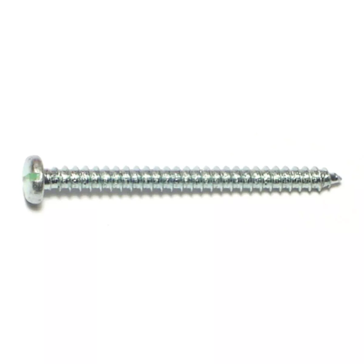 Midwest Fastener #8 x 2 In. Zinc Plated Steel Slotted Pan Head Sheet Metal Screws