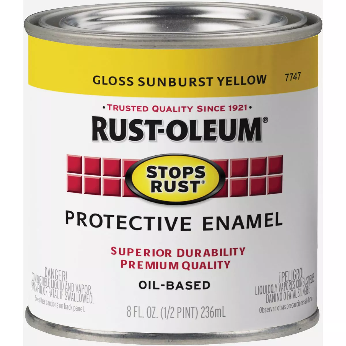 Rust-Oleum Stops Rust Enamel Gloss Sunburst Yellow (Voc Exempt)-HP