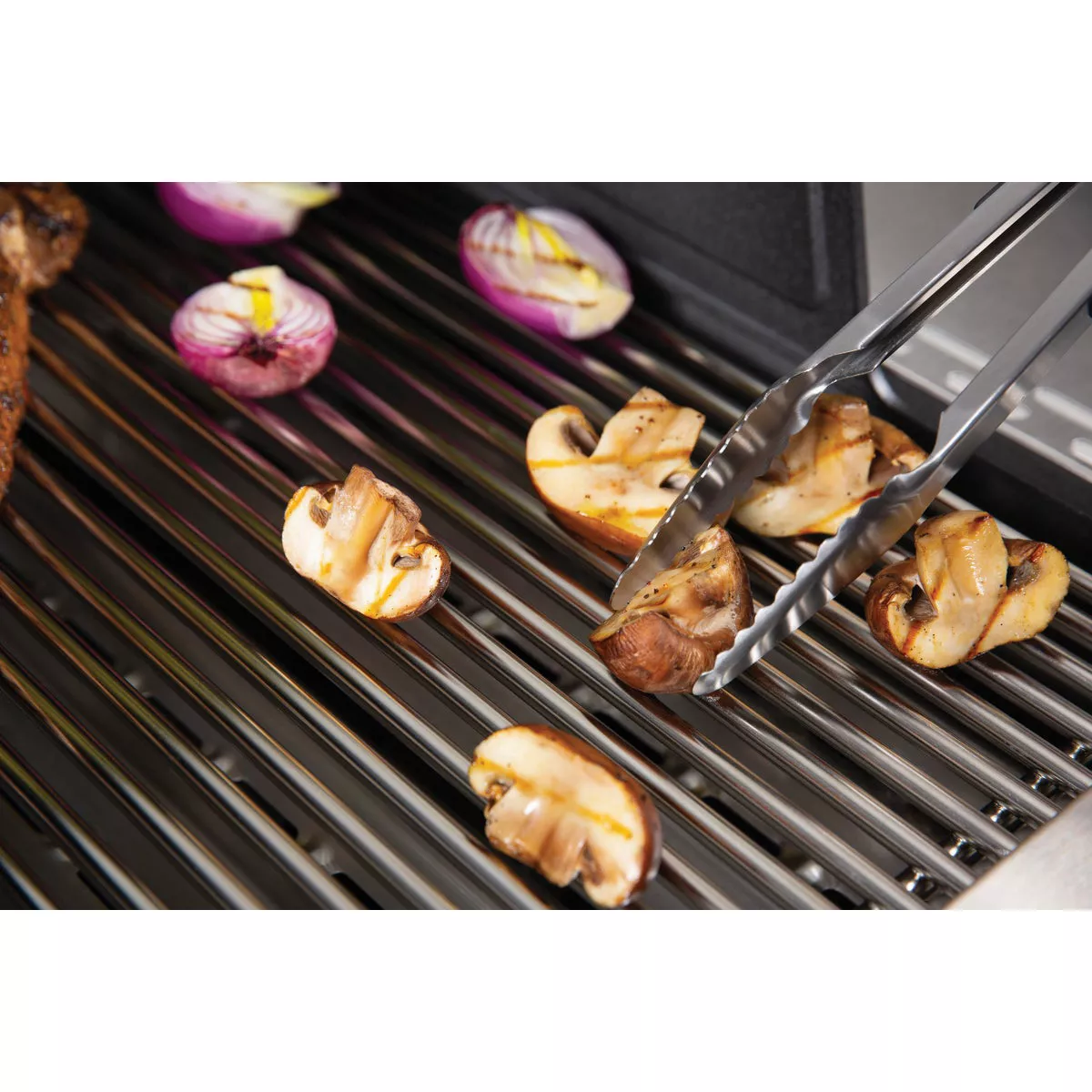 Broil King 13.69 In. Stainless Steel Soft Grip Barbeque Tongs - photo 2
