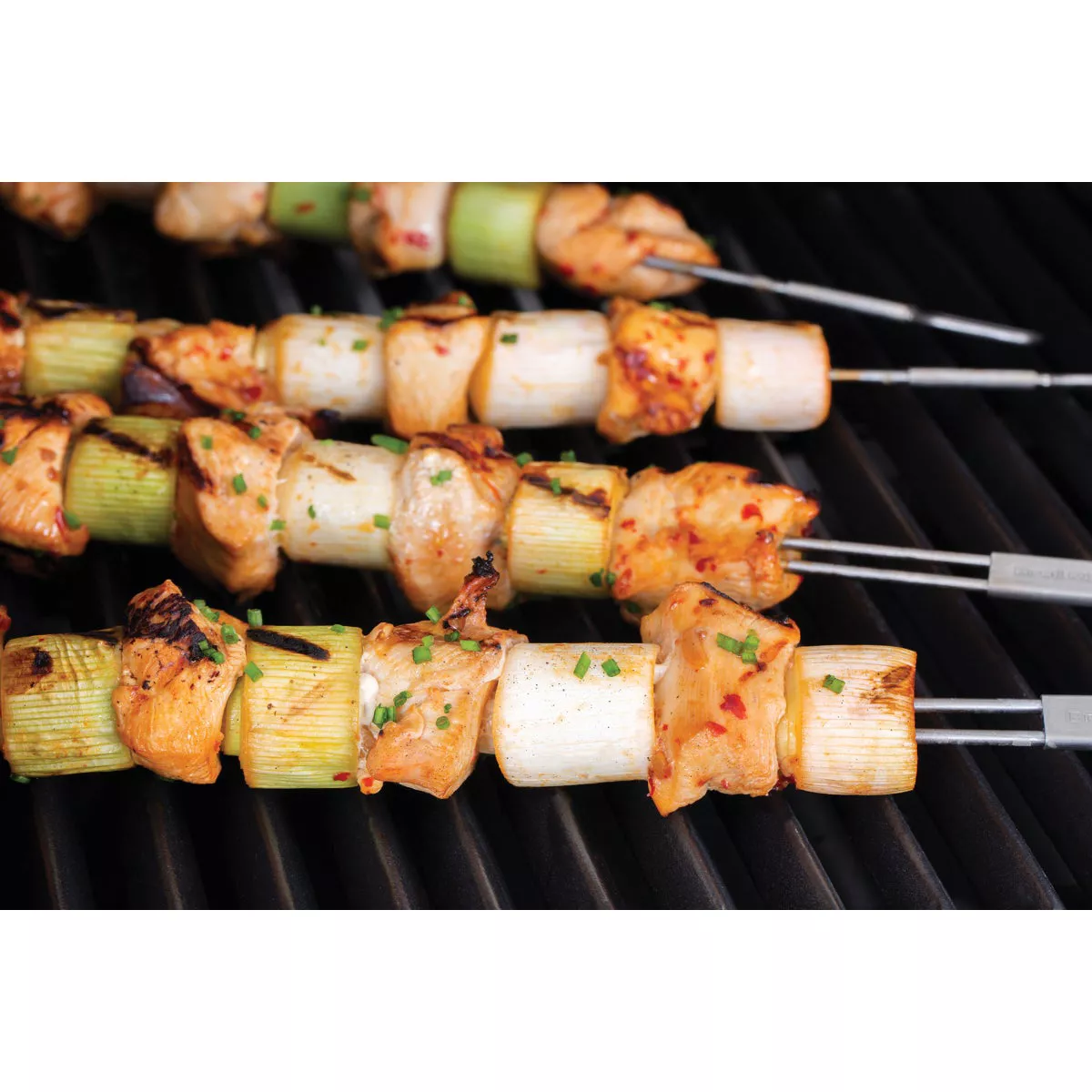 Broil King 12 In. Stainless Steel Dual Prong Skewer (4-Pack) - photo 4