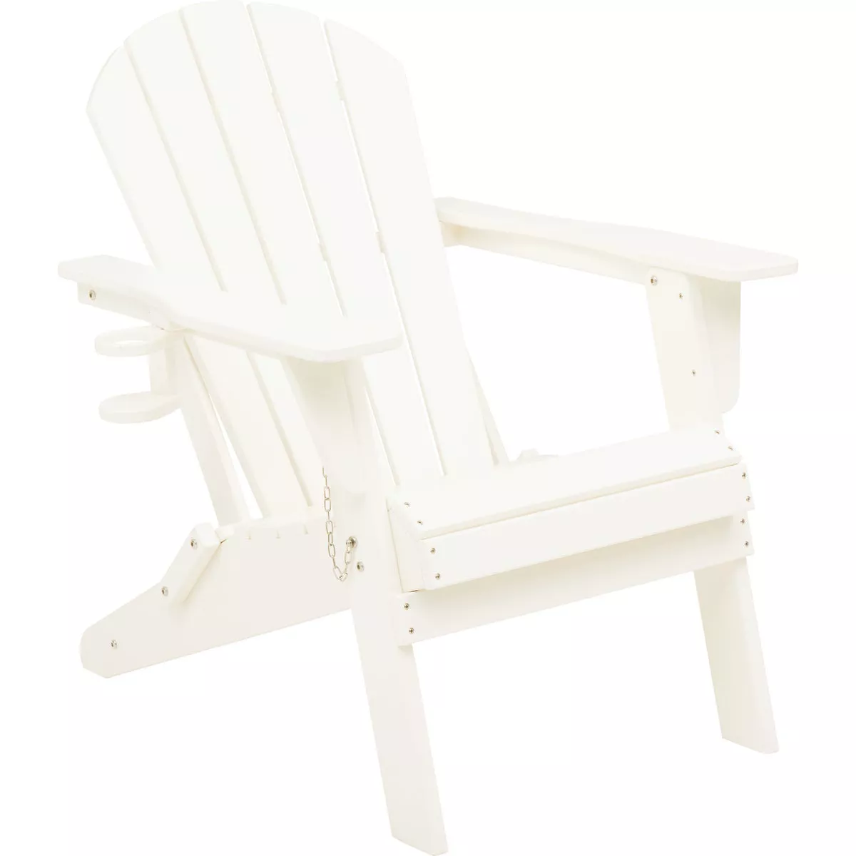 Outdoor Expressions White HDPE Adirondack Chair