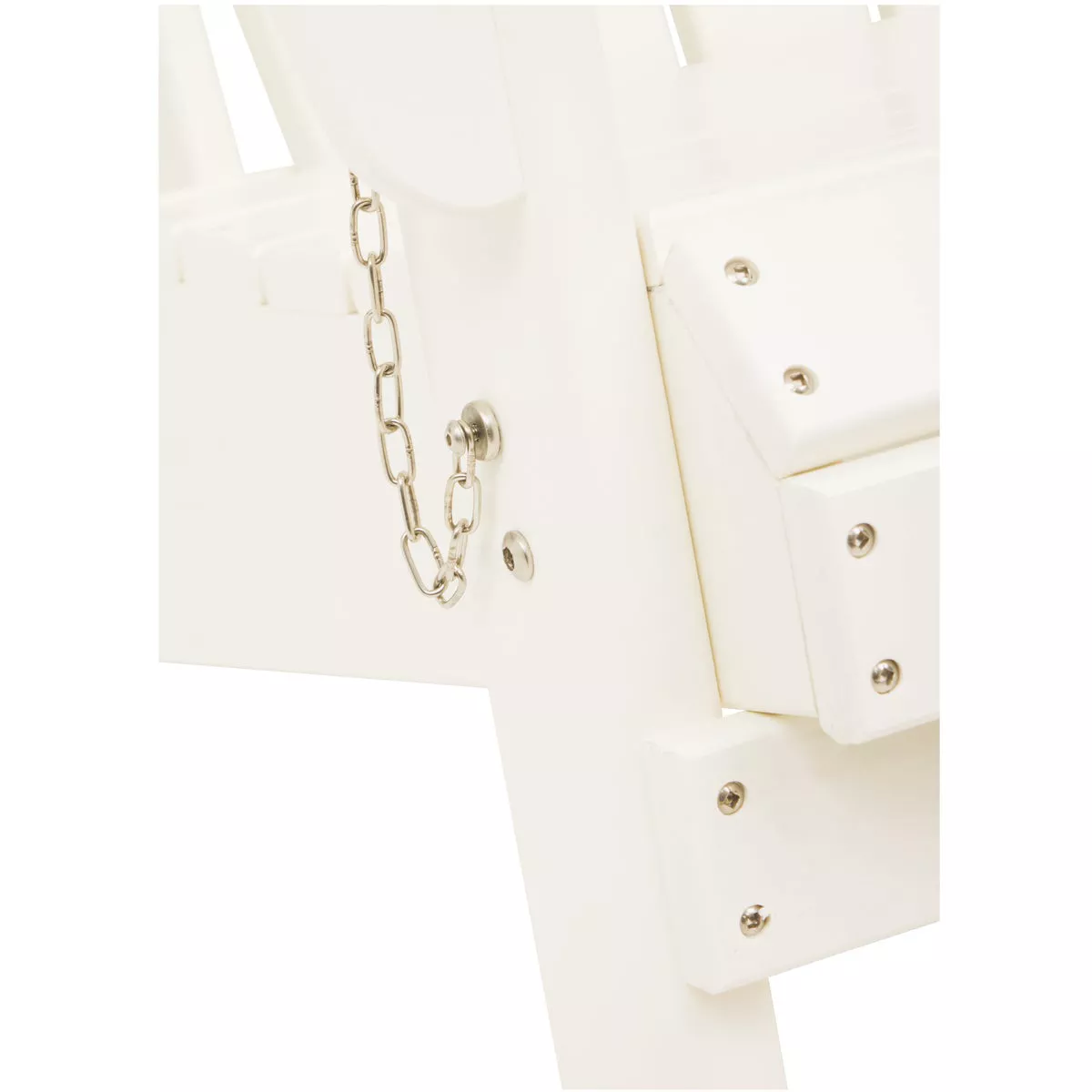 Outdoor Expressions White HDPE Adirondack Chair - photo 4