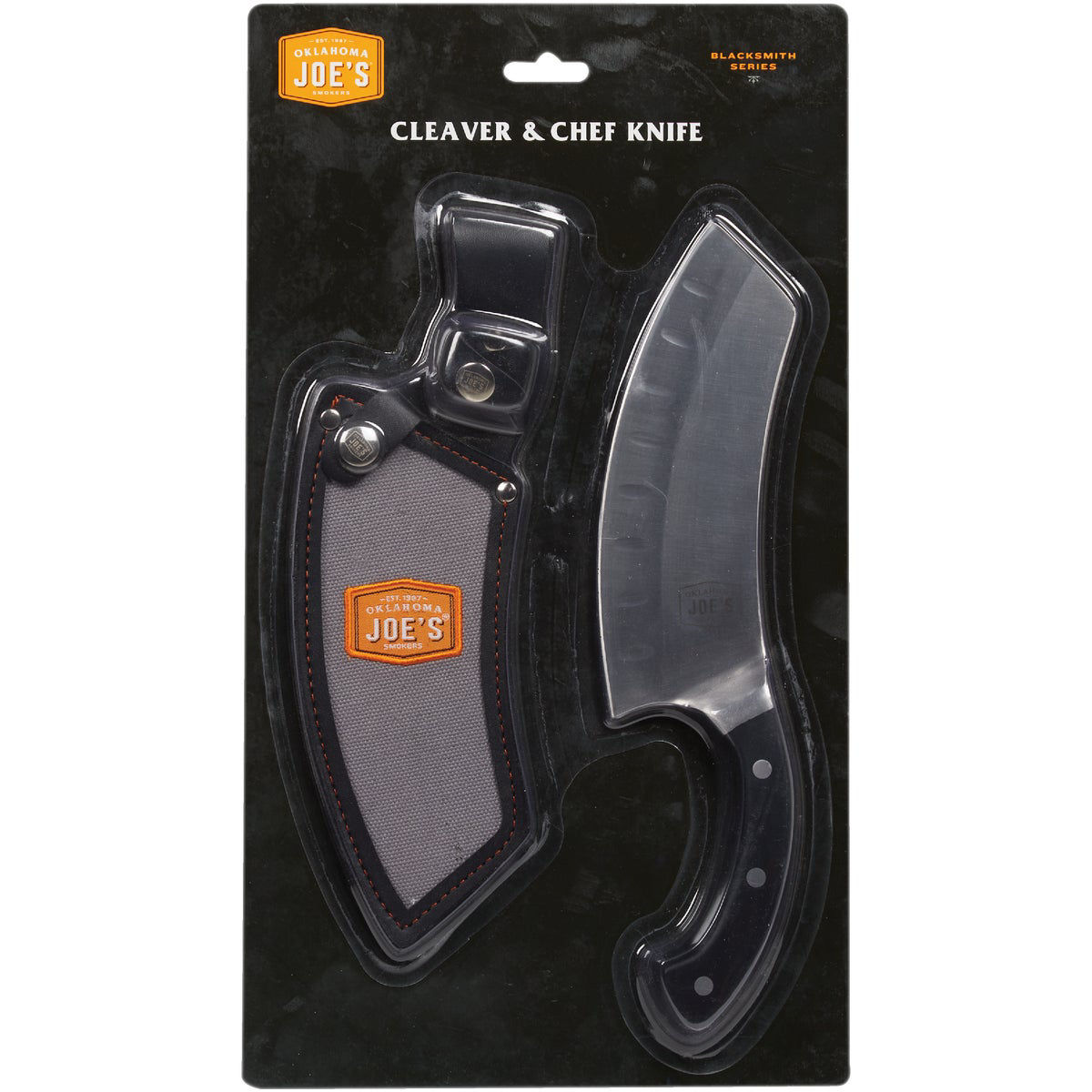 Oklahoma Joe's Blacksmith 2in1 BBQ Cleaver/Chef Knife Do it Best