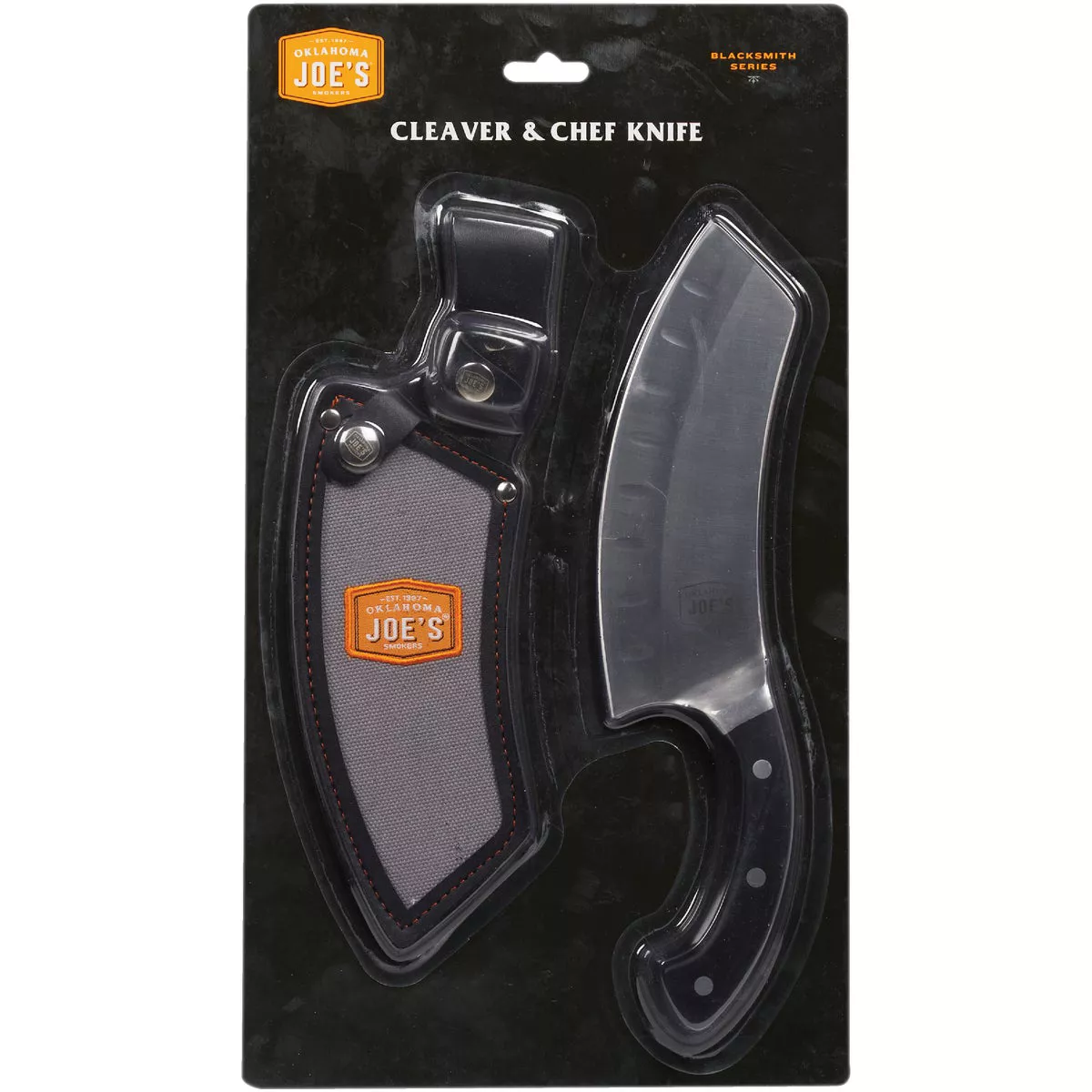 Oklahoma Joe's Blacksmith 2-in-1 BBQ Cleaver/Chef Knife - photo 2