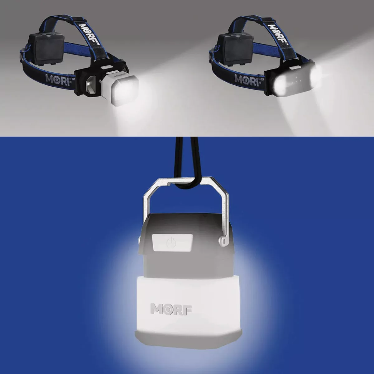 Police Security MORF L650 650 Lm. LED Removable 3-in-1 Headlamp Flashlight to Lantern Lighting System - photo 3
