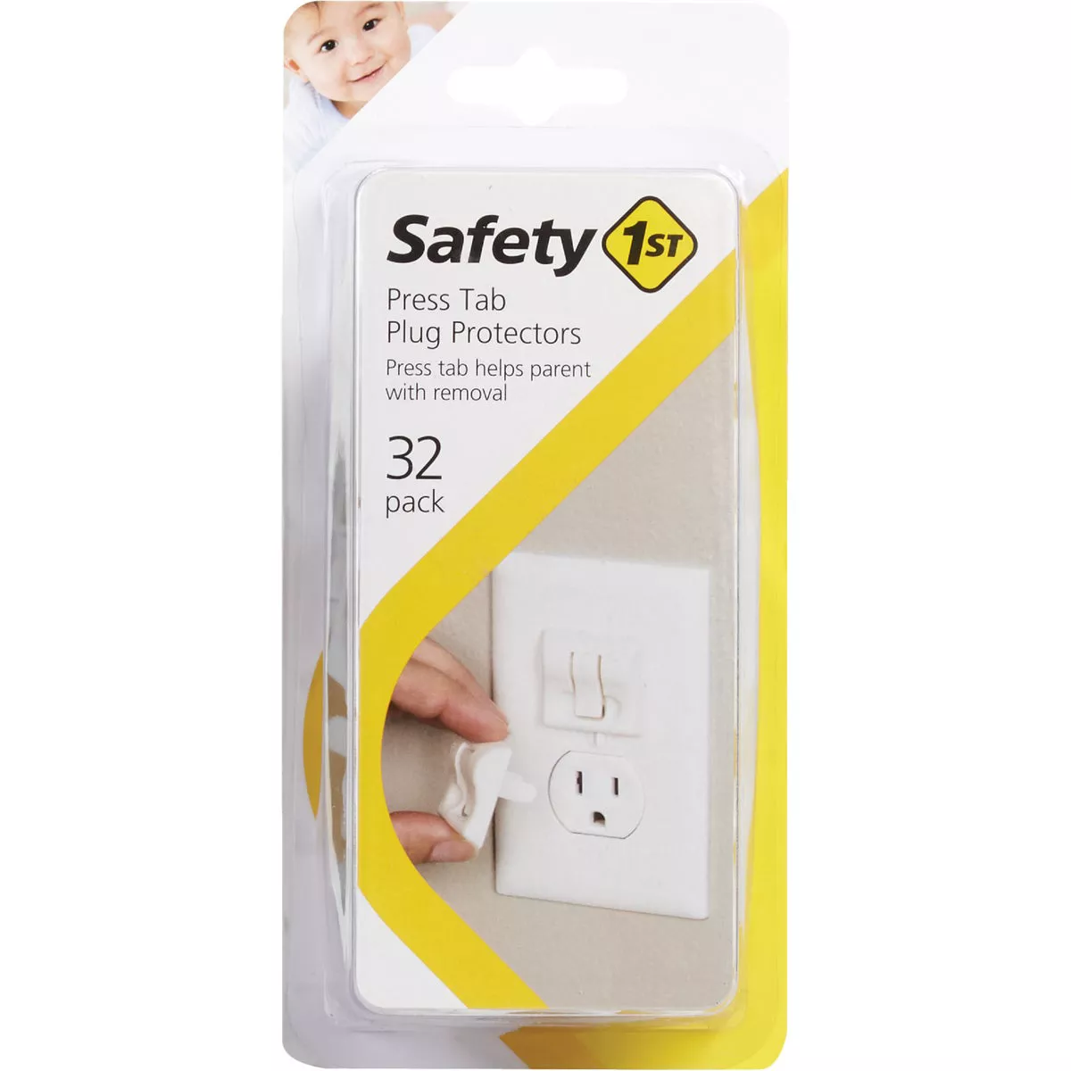 Safety 1st Press Tab White Plug Protector (36-Pack) | True Value Hardware