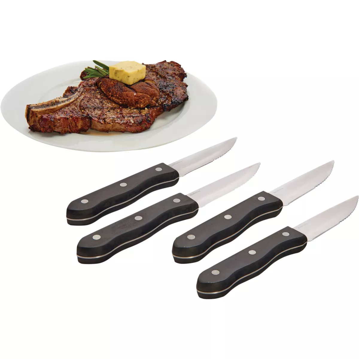 Broil King Stainless Steel Steak Knife Set (4-Piece) - photo 4