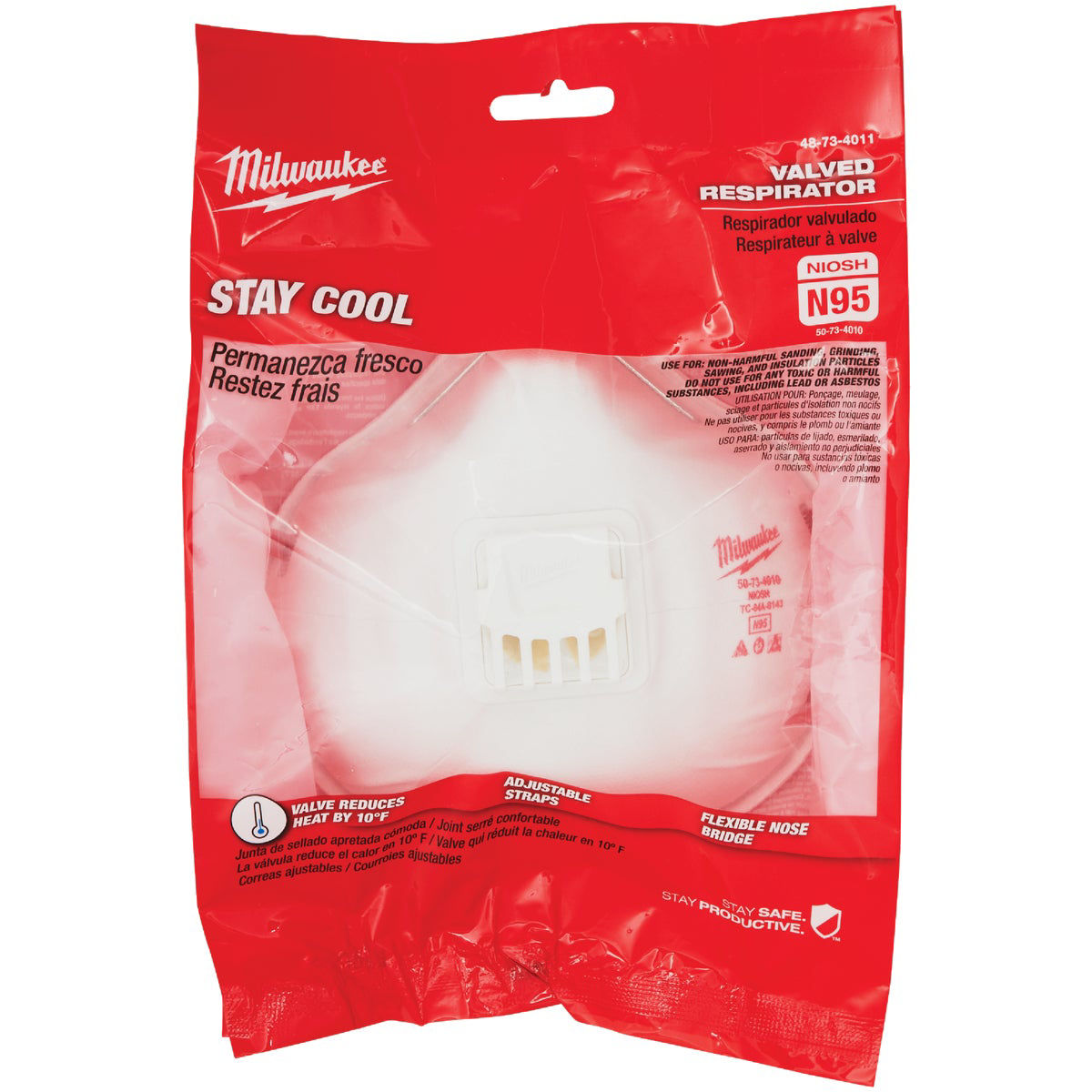 Milwaukee Disposable N95 Valved Respirator | Do it Best