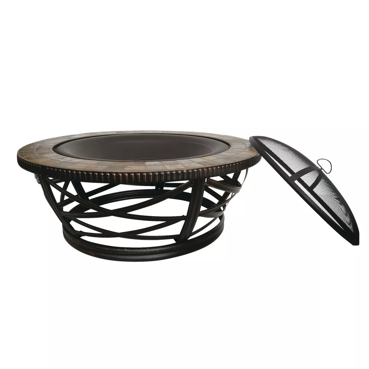 McKinley 40 In. Round Wood Burning Fire Pit - photo 3