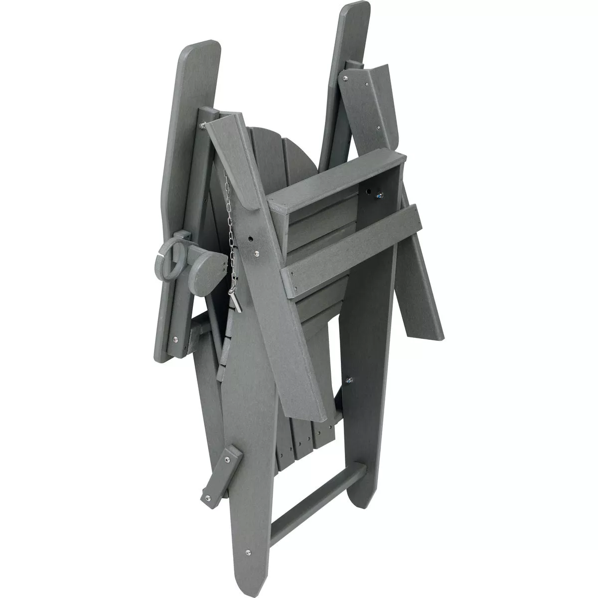 Outdoor Expressions Gray HDPE Adirondack Chair - photo 5