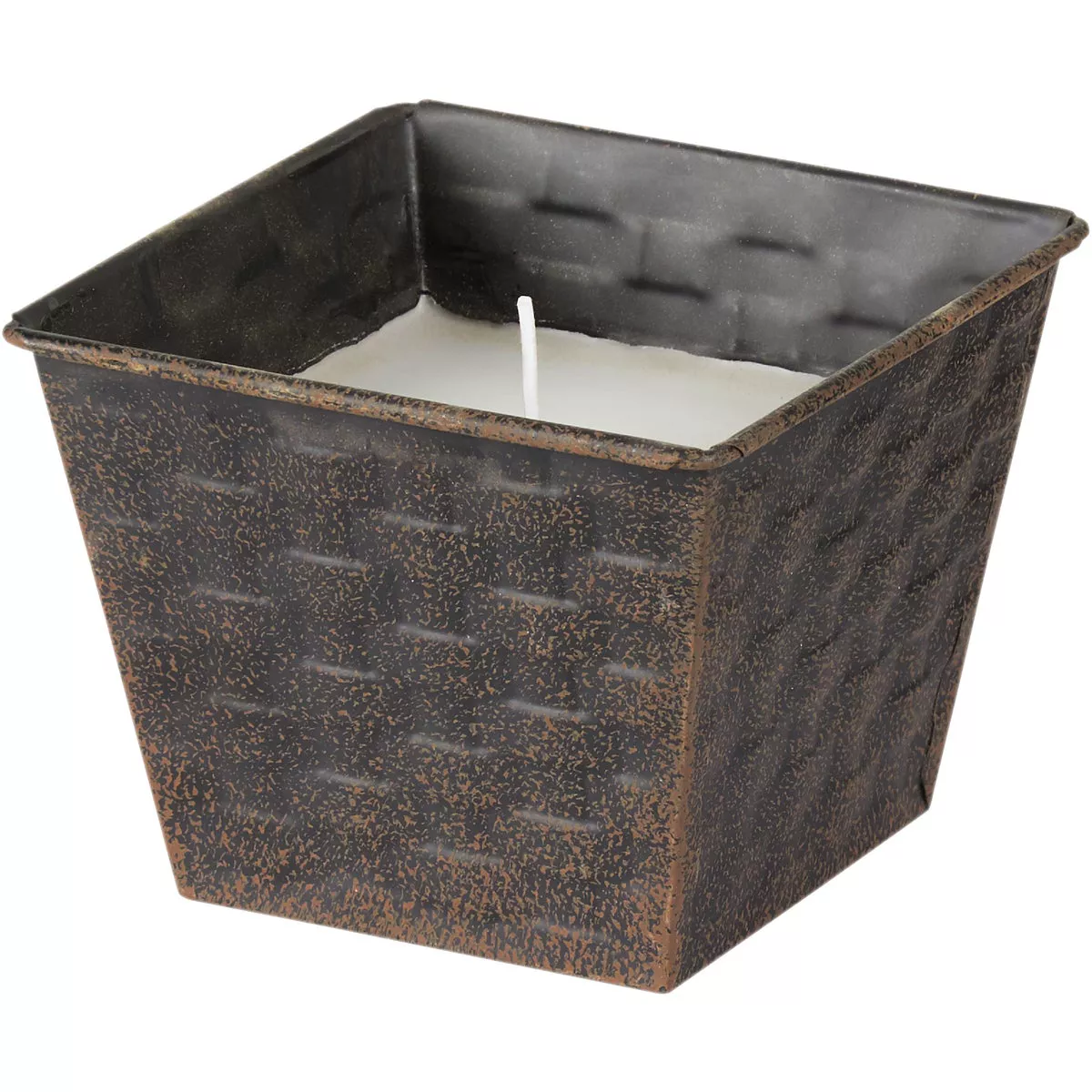 Sierra 8 Oz. Citronella Candle in Wicker Metal Bucket