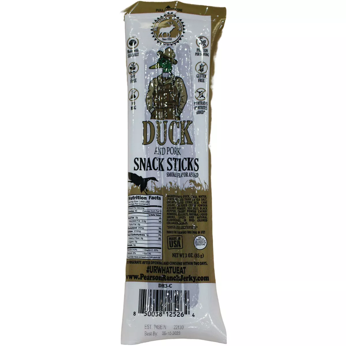 Pearson Ranch Jerky 3 Oz. Duck Multi-Pack Snack Stick Jerky - photo 2