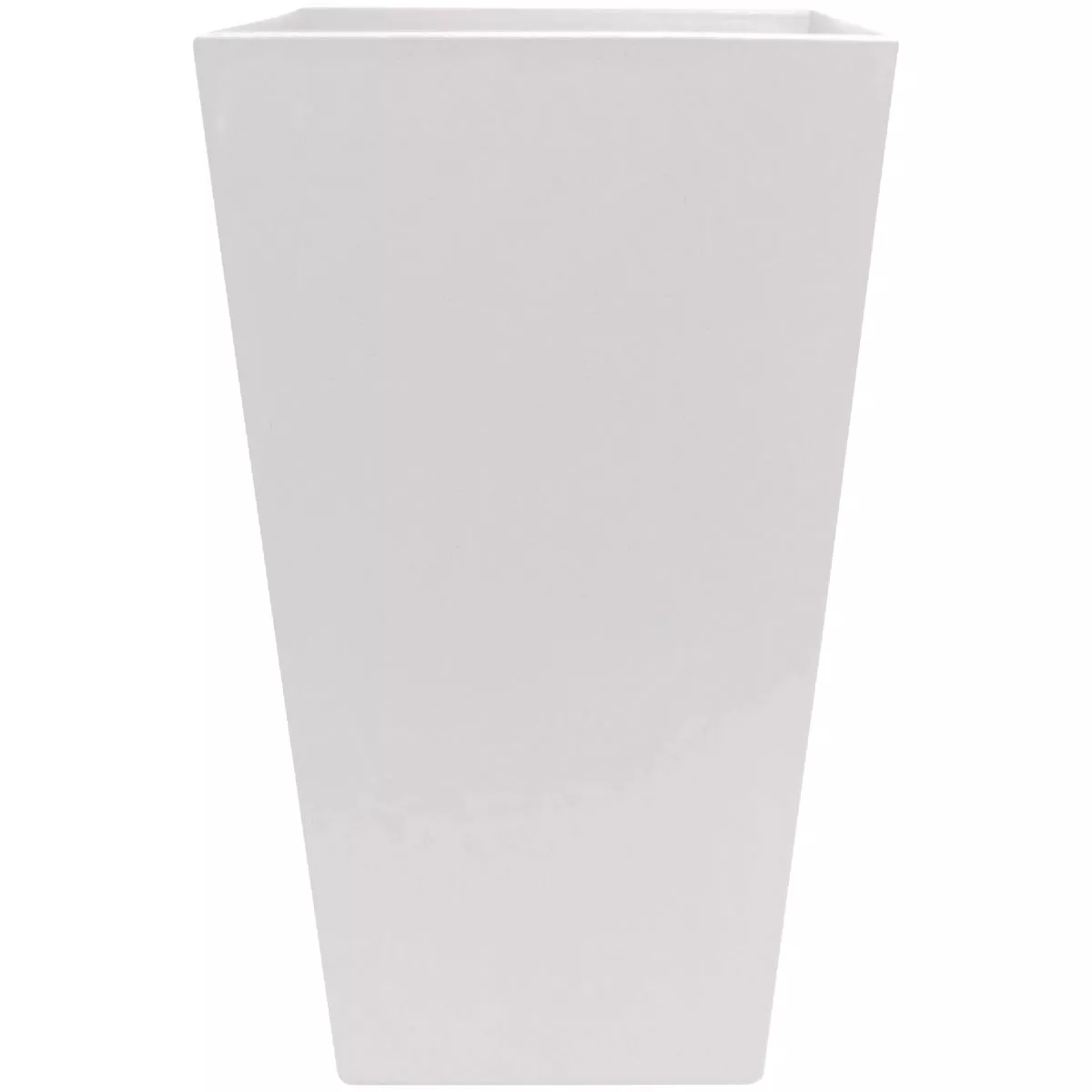 Bloem Finley 20 In. Tall Square Recycled Ocean Plastic Casper White Planter