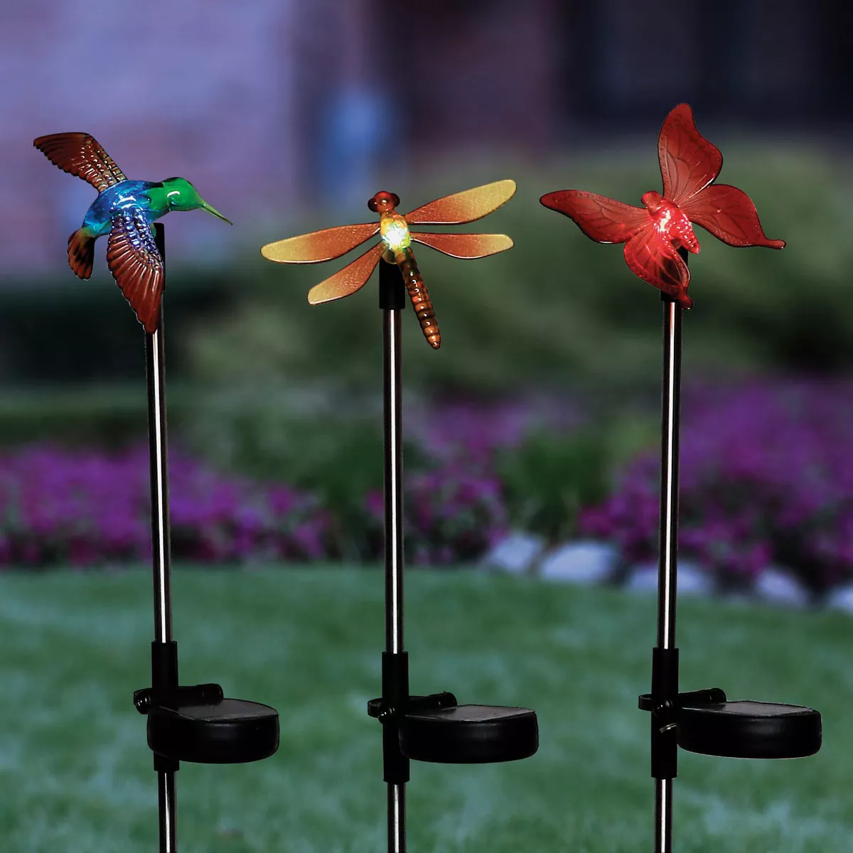 Alpine Plastic 32 In. H. Vibrant Friends Solar LED Stake Light - photo 3