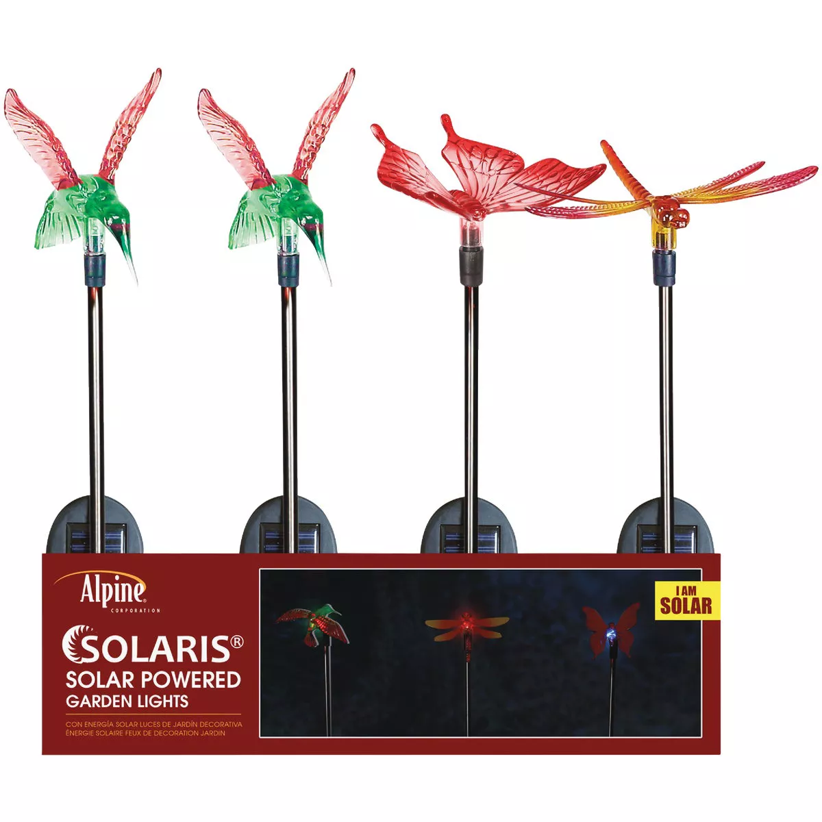 Alpine Plastic 32 In. H. Vibrant Friends Solar LED Stake Light - photo 2