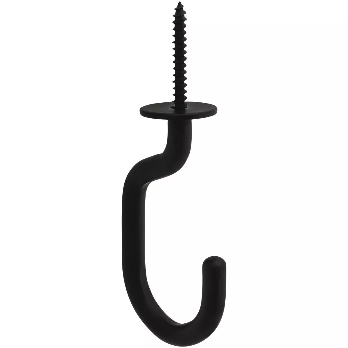 National Hardware 32 In. Black Steel Modern Ceiling J-Hook Plant Hanger