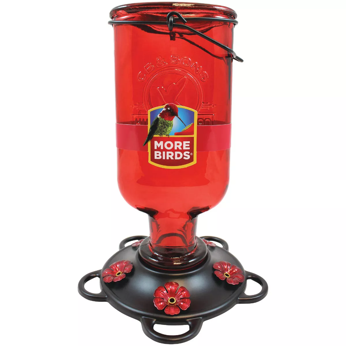 Classic Birds More Birds Elixir 13 Oz. Red Hummingbird Feeder - photo 2