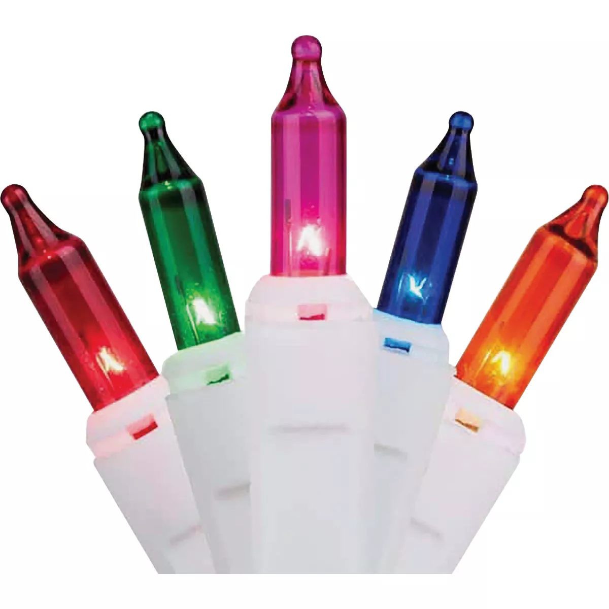 Home Impressions Multi 100-Bulb Mini Incandescent String Light Set with White Wire