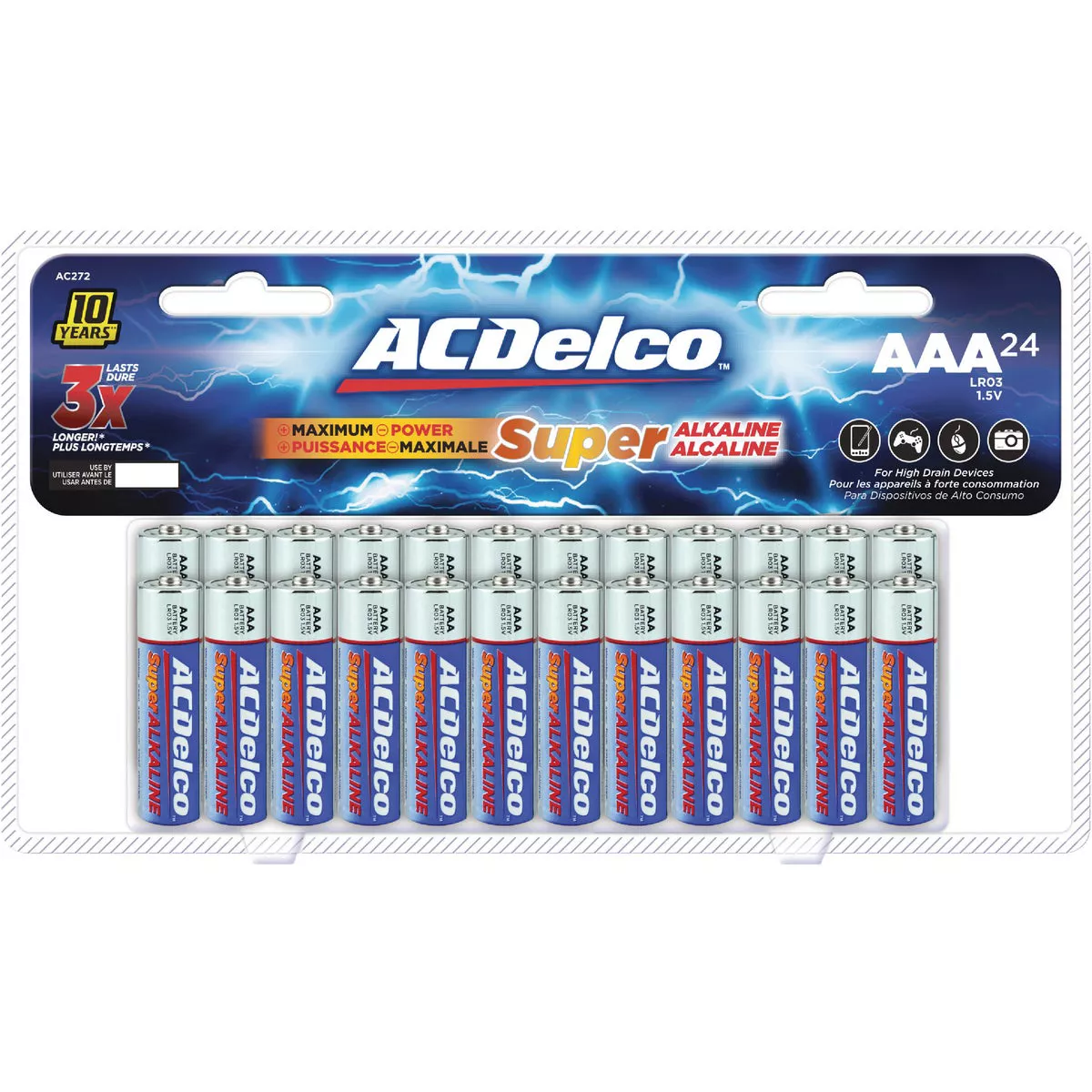 ACDelco 24-Pack AA/AAA Alkaline Batteries & LED Lanterns Floor Display - photo 2