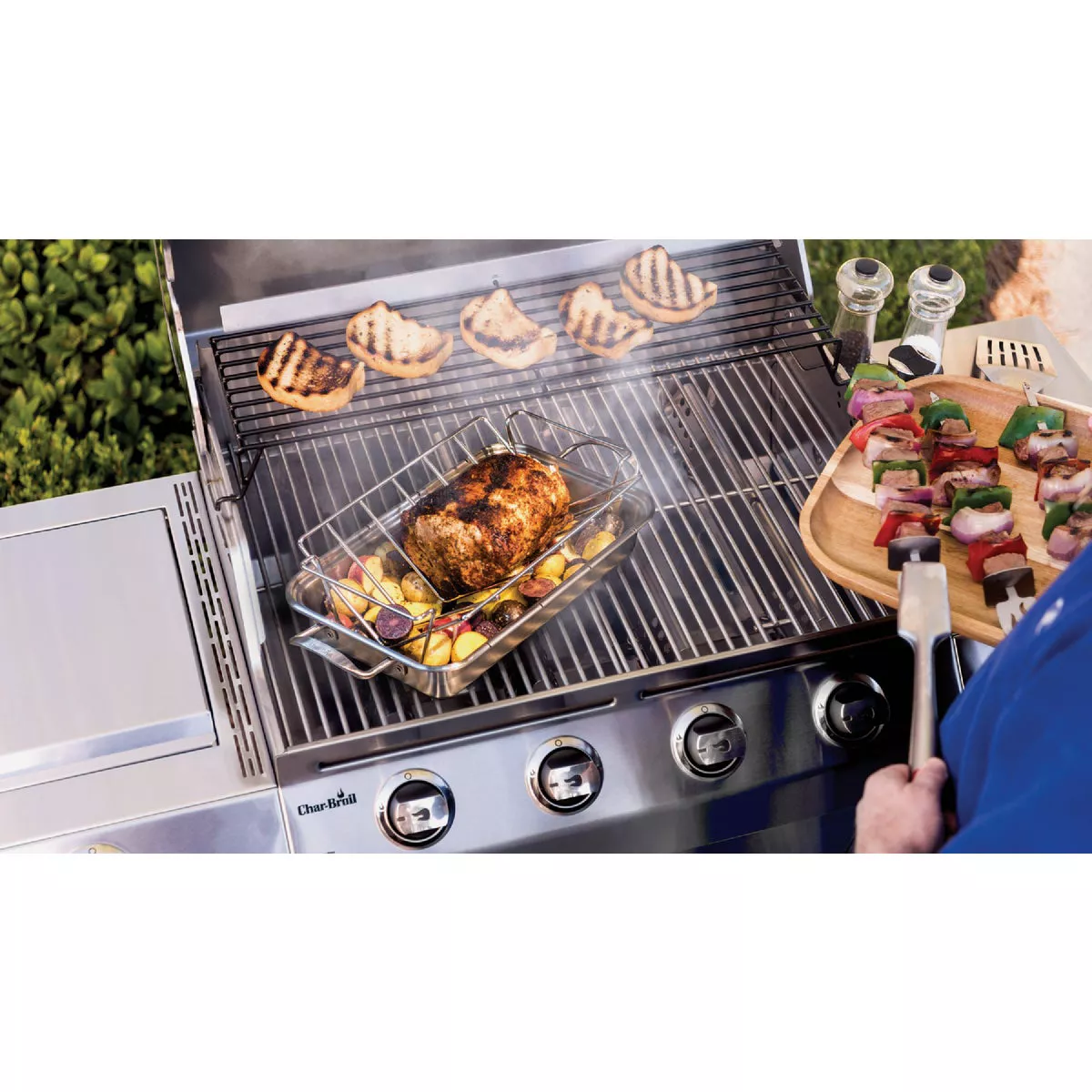 Char-Broil Grill+ 8.25 In. x 13.75 In. Rib & Roast Rack - photo 3