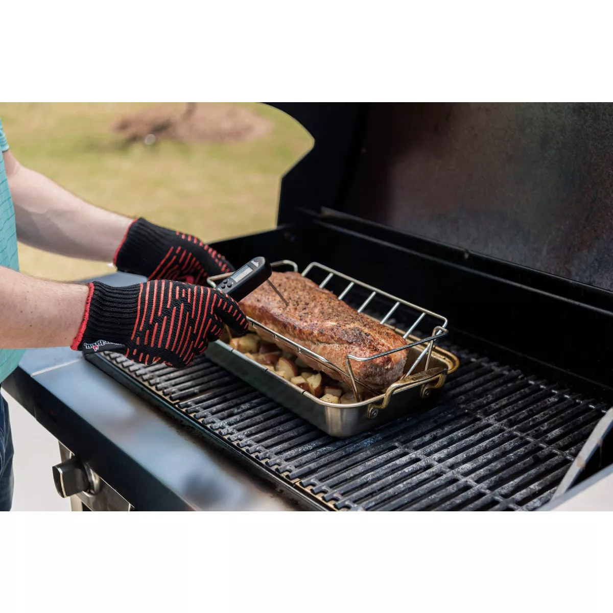 Char-Broil Grill+ 8.25 In. x 13.75 In. Rib & Roast Rack - photo 4