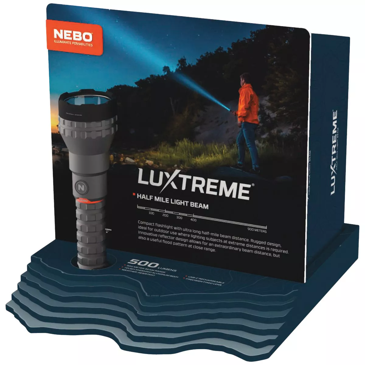 Nebo Luxtreme 500 Lm. Rechargeable LED Flashlight - photo 2