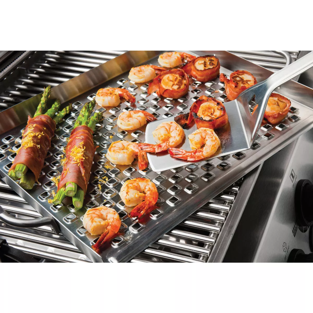 Broil King Imperial 15.5 In. W. x 13 In. L. Stainless Steel Flat Grill Topper Tray - photo 4