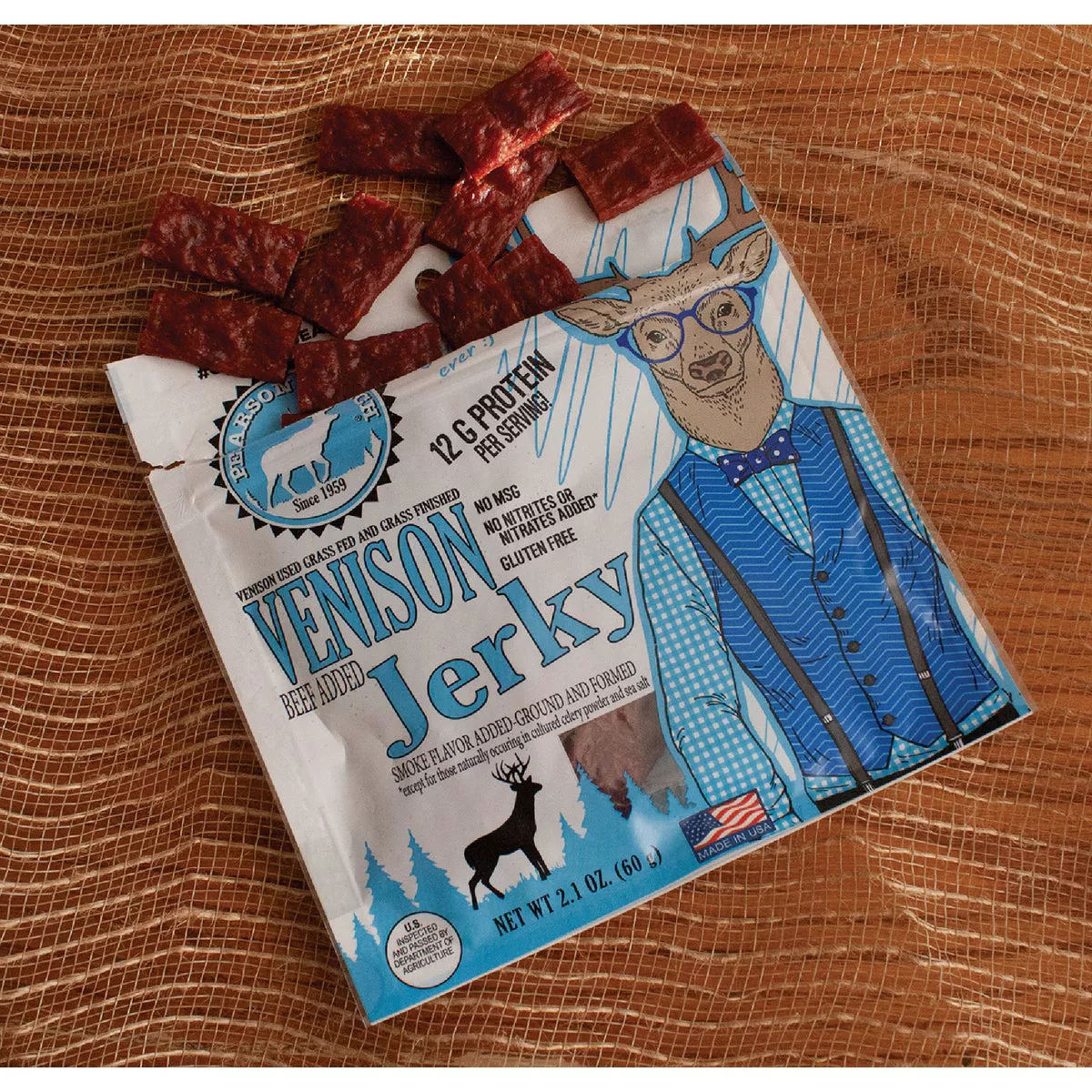 Pearson Ranch Jerky 2.1 Oz. All-Natural Venison Jerky - photo 3