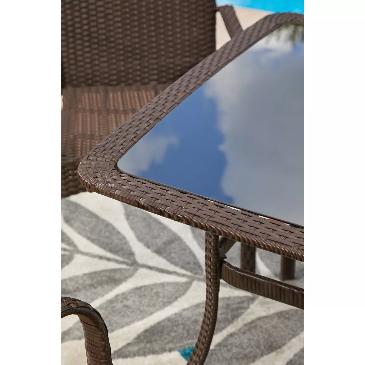 Outdoor Expressions Mocha 7-Piece Dining Set - photo 6