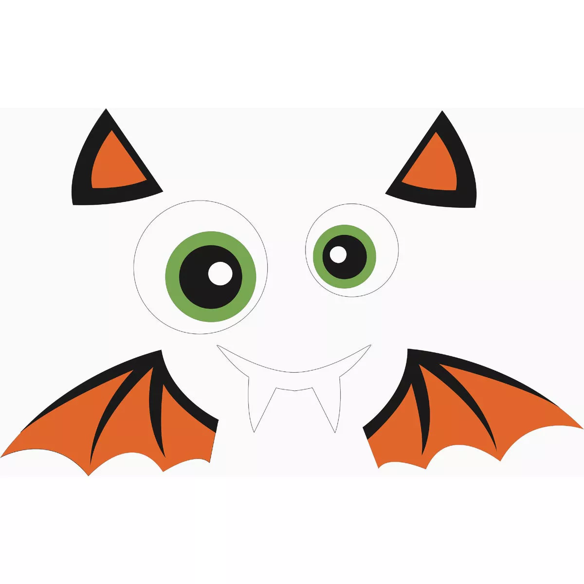 Evergreen Friendly Bat Trunk or Treat Magnetic Decorating Kit