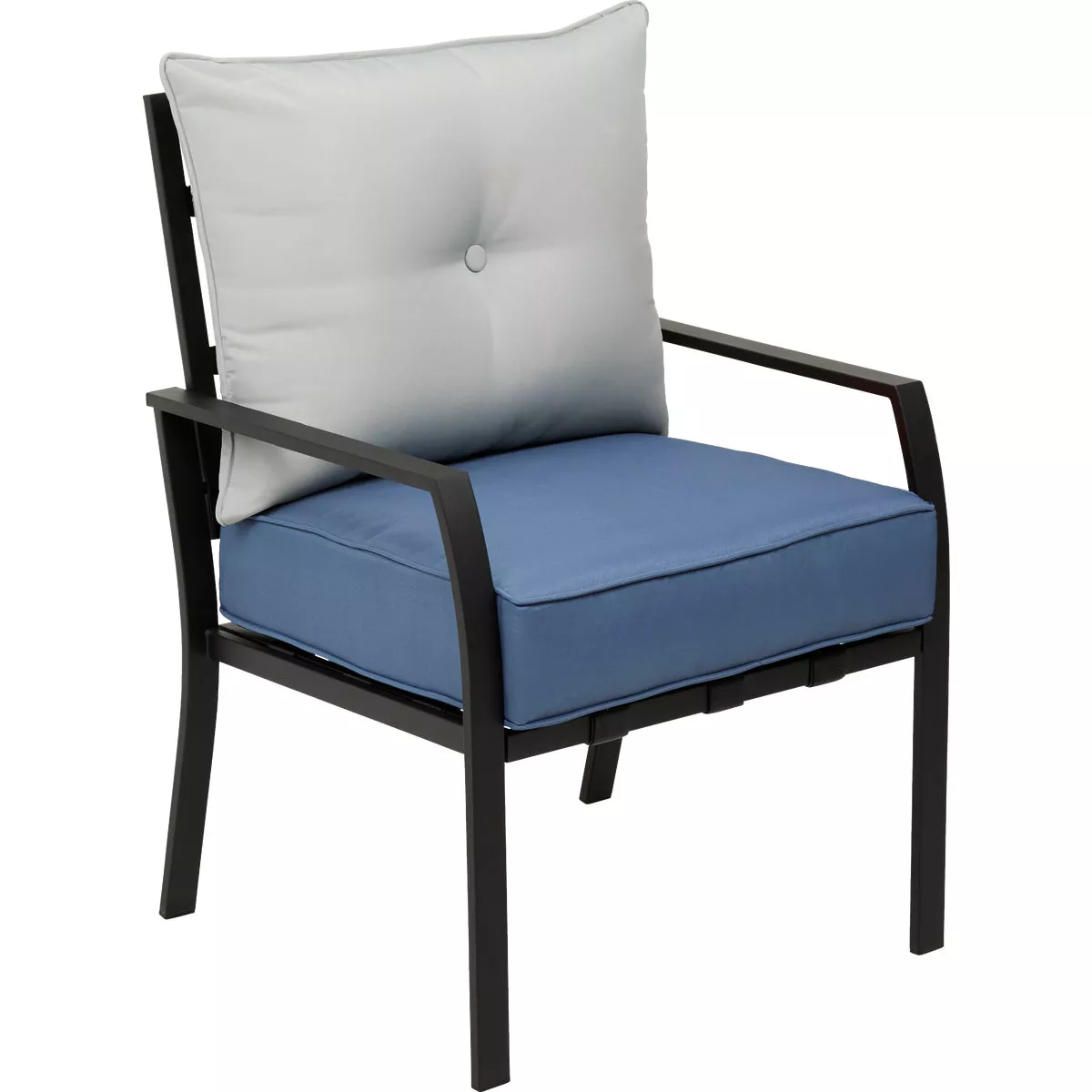 Outdoor Expressions Azure 4-Piece Gray Chat Set with PFAS-Free Fabric - photo 4