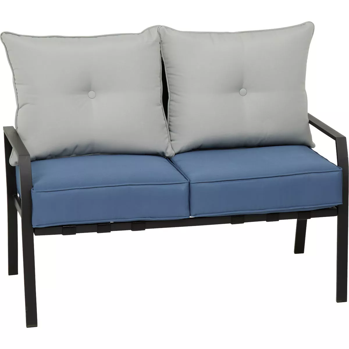 Outdoor Expressions Azure 4-Piece Gray Chat Set with PFAS-Free Fabric - photo 5