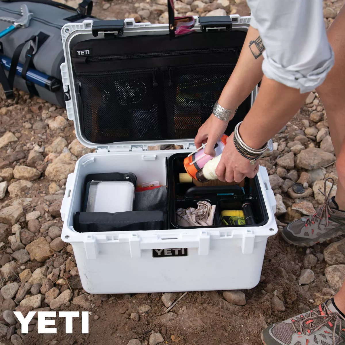 Yeti LoadOut GoBox 30 14.7 In. W. x 11.19 In. H. x 20.58 In. L. White Tote - photo 4
