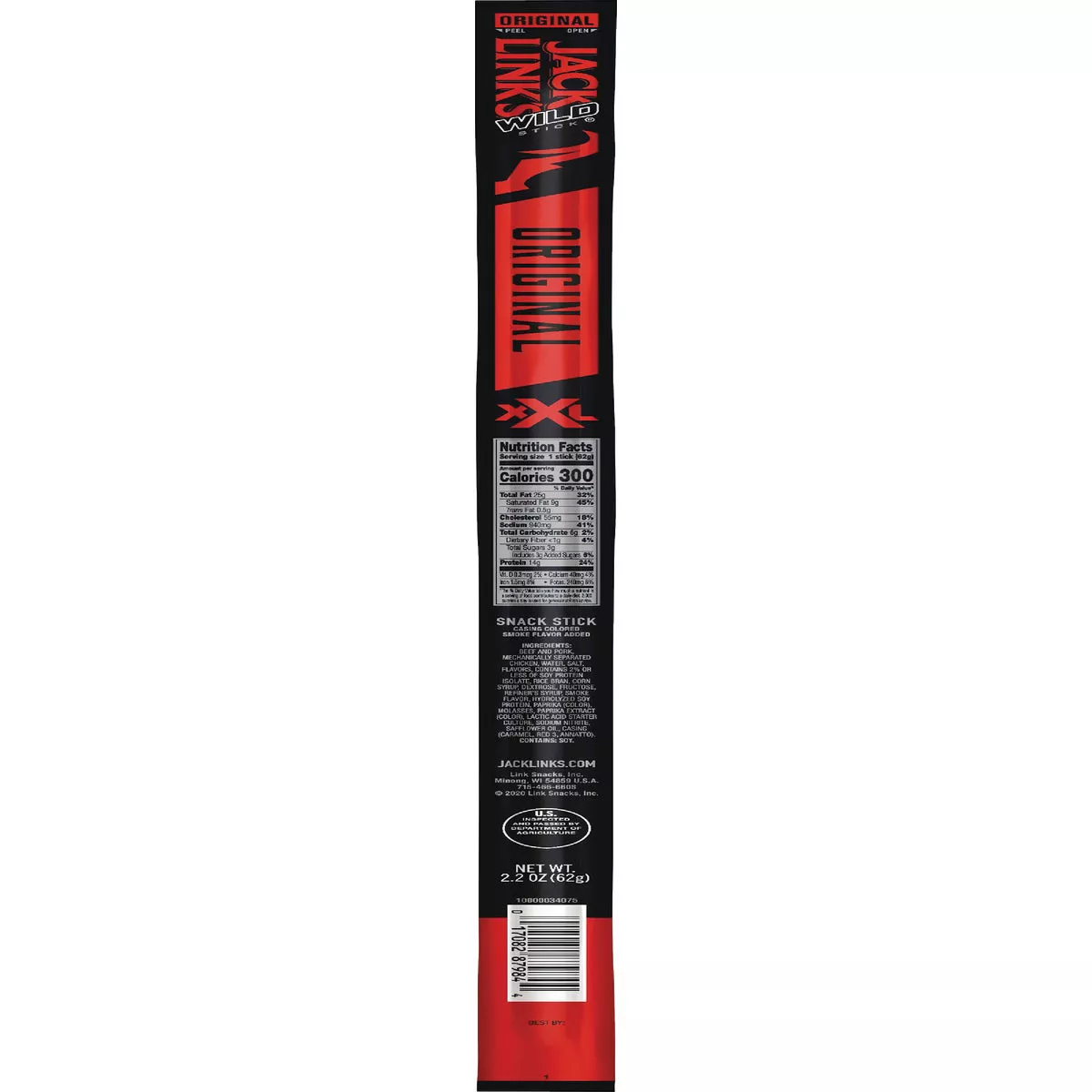 Jack Link's Wild Original 2.2 Oz. Beef Stick Jerky