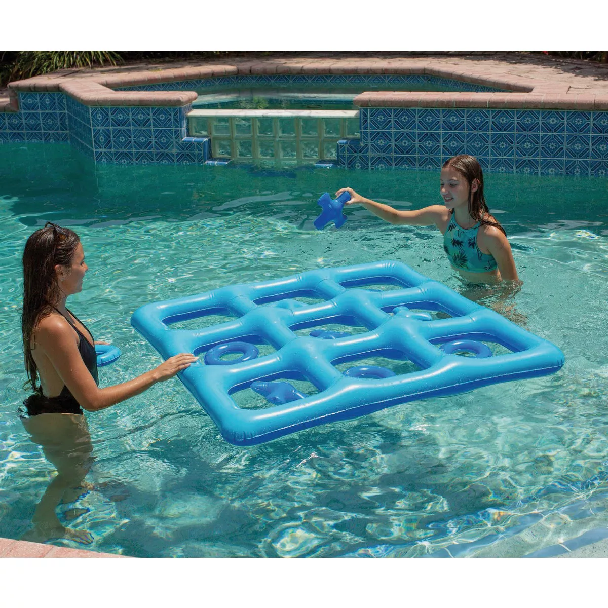 PoolCandy 2 or More Players Inflatable Tic Tac Toe Pool Game - photo 2