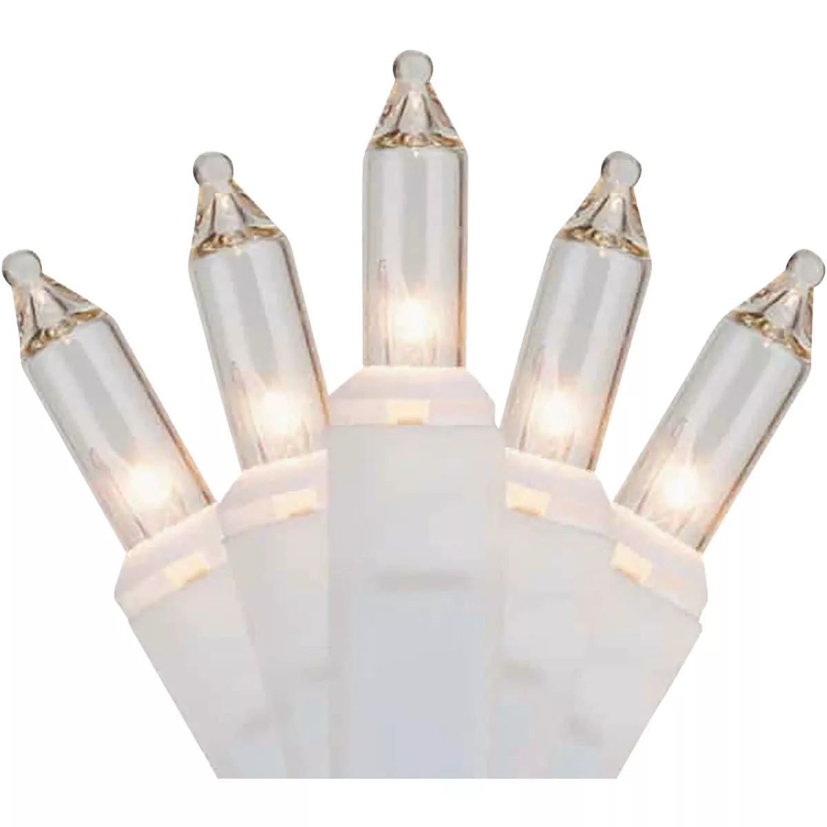 Home Impressions Clear 100-Bulb Mini Incandescent String Light Set with White Wire