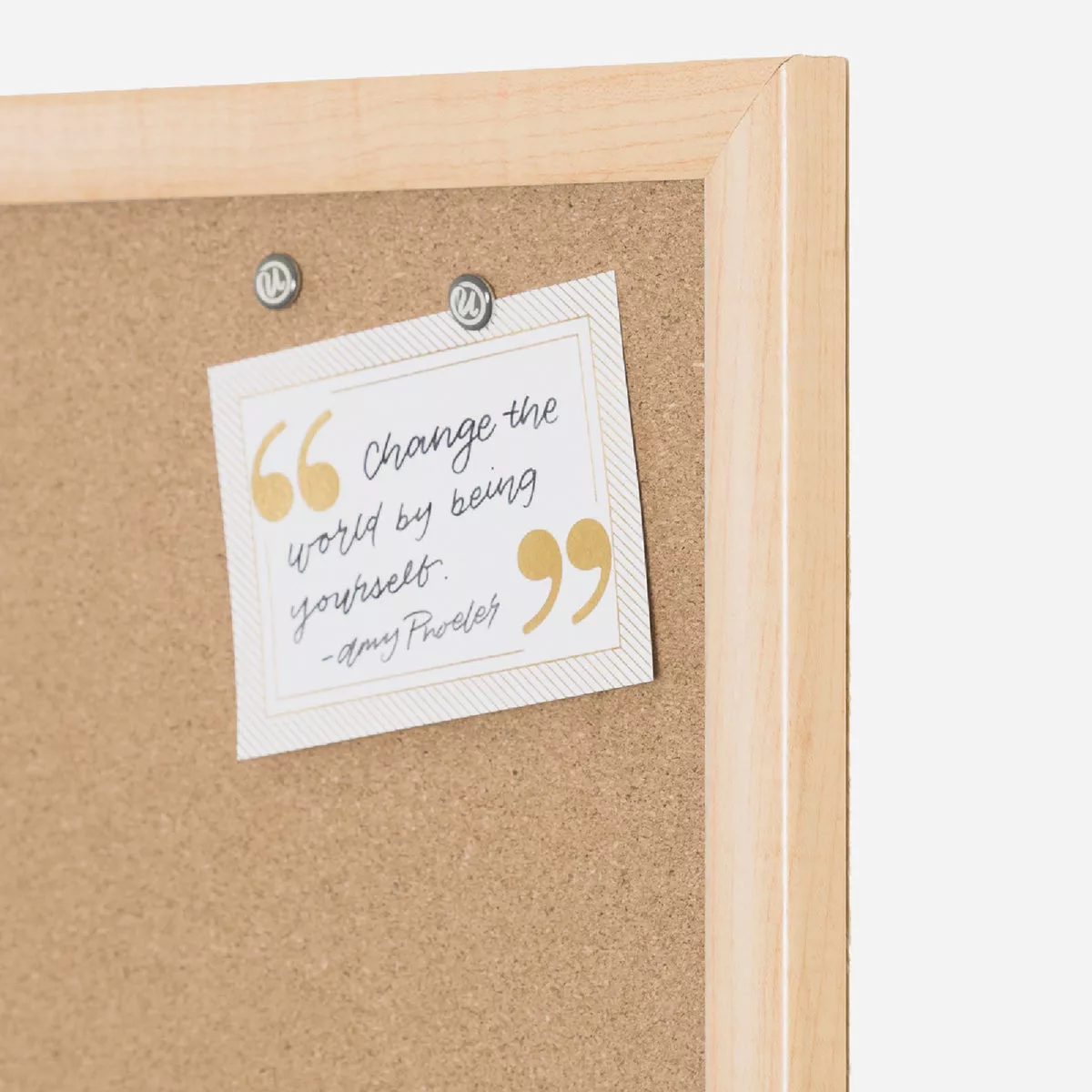 U Brands 23 In. x 17 In. Cork Bulletin Board - photo 5